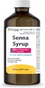 Yükselen Sağlık Doğal Sebze Laxative - Senna Sennosides Syrup 8.8mg/5 ml - Constipation Relief - Chocolate Flavor - Senokot® Syruple karşılaştırıldığında