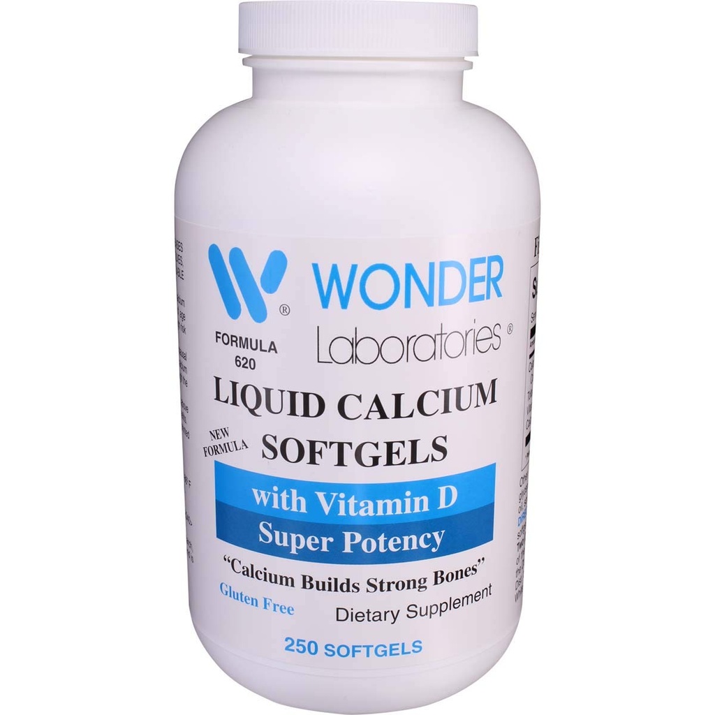 Harika Laboratuvarlar Sıvı Kalsiyum Softgels | w/Vitamin D3 Süper Potency