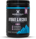 Wilderness Athlete - Hydrate & Recover | Sıvı Hydration Toz Elektrolyte Drink Mix - Recover Faster with Bcaas - Hydrate Toz with 1000 mg of C - 30 Service Tub (Grape)