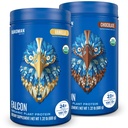 BIRDMAN Falcon Vegan Protein Toz Organik, Stevia & Sugar Free, Plantive, Low Carb, Süt Free, Keto, Whey, Probiyotik, Pea Protein | Combo Pack: Vanilla & Flavors - 20 Her Şeye Hizmet Ediyor