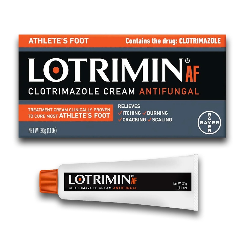 Lotrimin AF Cream: Athlete's Foot% Clotrimazole Antifungal Tedavisi, Klinik Olarak Etkili, 1.1 Ounce (Yeni Bak)