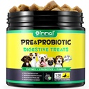 Köpekler için Probiyotikler Dgestive Health, Digestive Soft Chews for Dogs, Dog Probiyotiks and Digestive Enzymes, 120 Dog Chews Omega-3 & 6, Vitamin, Digestion, Immunity