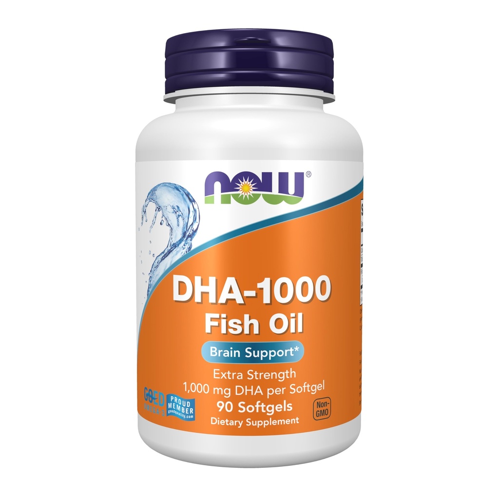 Şimdi Gıdalar Tamamlıyor, DHA 1000 Beyin Desteği, Ekstra Güçlü, 1000 mg DHA, 90 Softgels