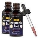 Carlyle Kids Melatonin Liquid | 1 fl oz | Two Pack | Meyve Flavor | Uyuşturucu Ücretsiz Çocuklar Tamamlıyor