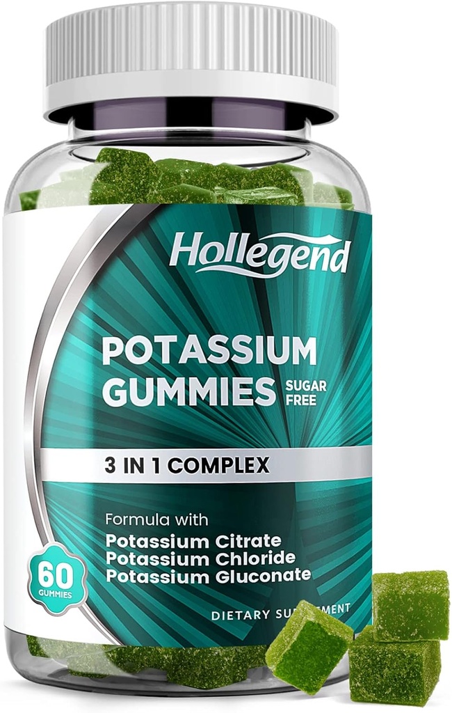 1 Kompleks Gummies Sugar Free, Yeni Formula 99 mg P Properties Citrate, Piyal Klorid, Pyum Gluconate, Leg Cramps & Muscle Supplements, 60 Chewables