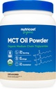 Nutricost Organik MCT Oil Toz 1 LB - sertifikalı USDA Organik, Keto için Büyük, Ketoz ve Ketgen Diyetleri - Zero Net Carbs (Medium Zinciri Triglyceride)