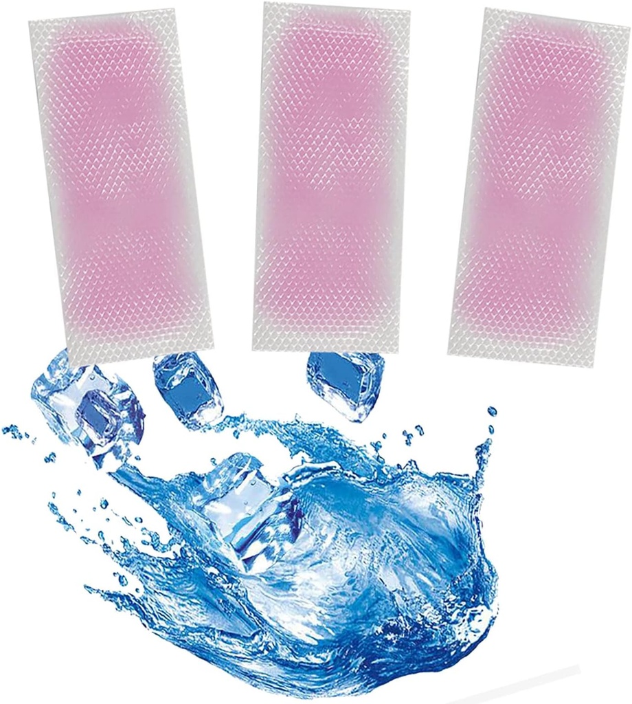 40. Dokümanlar Ateş Soğutma Gel Patches, Soğutma Forehead Strips Soğutma Gel Sheet for Relieve Headache, Toothache Pain, Drowsness, Fatigue, Reneing, Sunstroke (Strawberry)