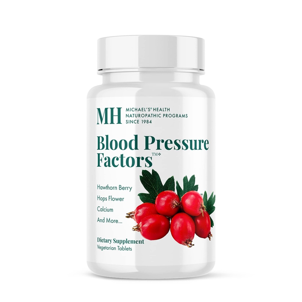 MICHAEL'S Health Naturopathic Program Kan Baskı Faktörleri - 180 Vejetaryen Tabletler - Akışkanlar Denge Desteği - Kosher - 60 Hizmetler
