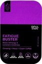 Soul Strips Fatigue Buster Ginseng, Maca, Green Coffee, Zihinsel ve Fiziksel Şergue azaltır, karma Fla Flavor, Quick Absorb, Daily Use, Zero Sugar, Vegan, 30 Strips Pack