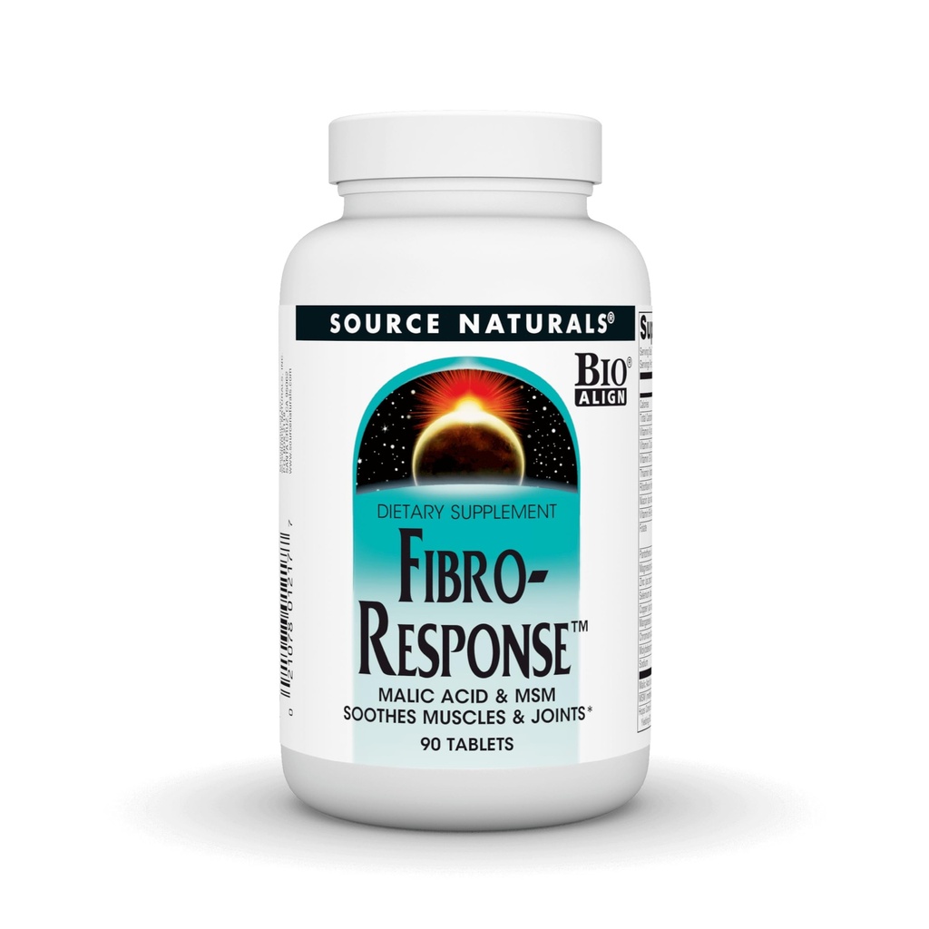Source Naturals Fibro-Response Bio-Aligned Malic Acid & MSM, 90 Tablet