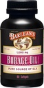 Barlean'ın Borage Oil Supplements, Cold Pressed Pure Borage Seed Oil Supplement Softgels for Men and Women, 1000 mg GLA Fatty Acids, 60 Kont