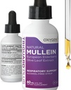 TriGuard MULLEIN Plus - Mullein Leaf Extract, Elderberry Extract & Olive Leaf Extract 2 fl oz | Sağlıklı Respiratory Fonksiyonl & Immune System | Alkol-Free, Non-GMO, Tastes Great, Made in USA