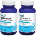Klaire Labs SFI Health Ther-Biotic Metabolic Formula Probiyotik - Supports Metabolism + Immune System - Vegetarian Probiyotiks - Hipoallergenic, Dairy-Free (60 Capsules / 2 Pack)
