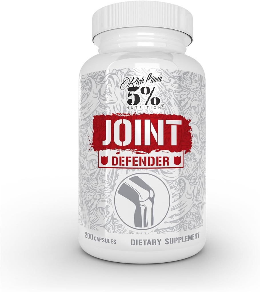 % 5 Beslenme Zengin Piana Ortak Defender En Ortak Destek Tamam | Collagen, Glucosamine, Chondroitin, Turmeric Curcumin with Black Pepper, MSM, Hyaluronic Acid | 200 Capsules, 25 Servisler