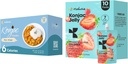 Hethstia Konjac Jelly Strawberry Flavor with Collagen and 10 Packs and Konjac Rice Gluten Free 12 Packs Low Calorie, Keto, Sugar Free, Health Food Food