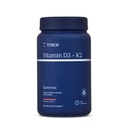 Trace Minerals | Vitamin D3 + K2 Gummies | 5.000 IU D3 + 50 mcg K2 | Vegan, Sugar Free, Gluten Free, Natural Strawberry Flavor | 60 Servisler