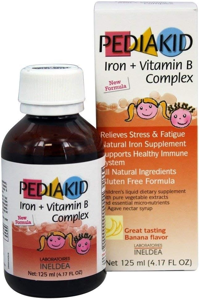 Iron + Vitamin B Kompleksi Tüm Yeni Formula Doğal Vitaminler ve Mineral Supplement, Fatigue, Tiredness ve Frail Koşullarına Yardım etmek için