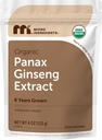 Mikro Malzemeler En Güçlü Organik Koreli 185 Kök 200:1 Toz, 4 Ounce, Red Panax BTC Toz, Active Ginsenosides, Vegan Dostu Dostu Dostu