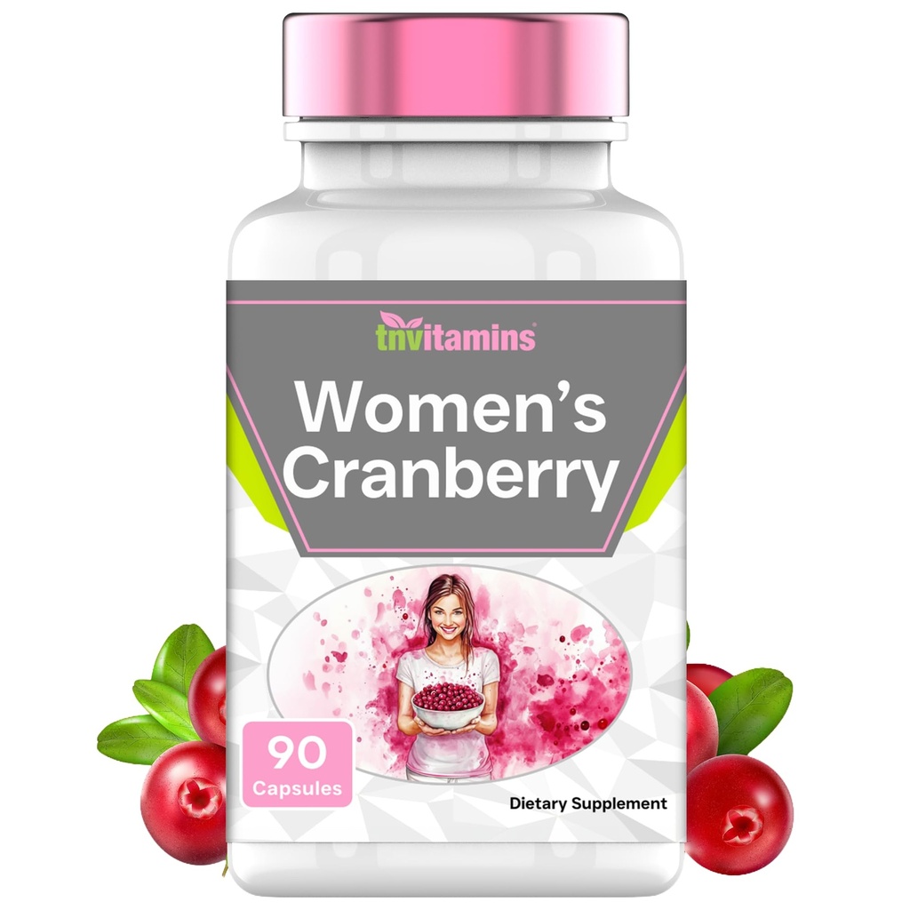 Kadınlar için Cranberry Pills: 30,000 mg - 90 Capsules | Urinary Tract Health & Support* | Cranberry Inter Ekstraksiyon Vitamin Supplement for Women | Non-GMO | Made in the USA!