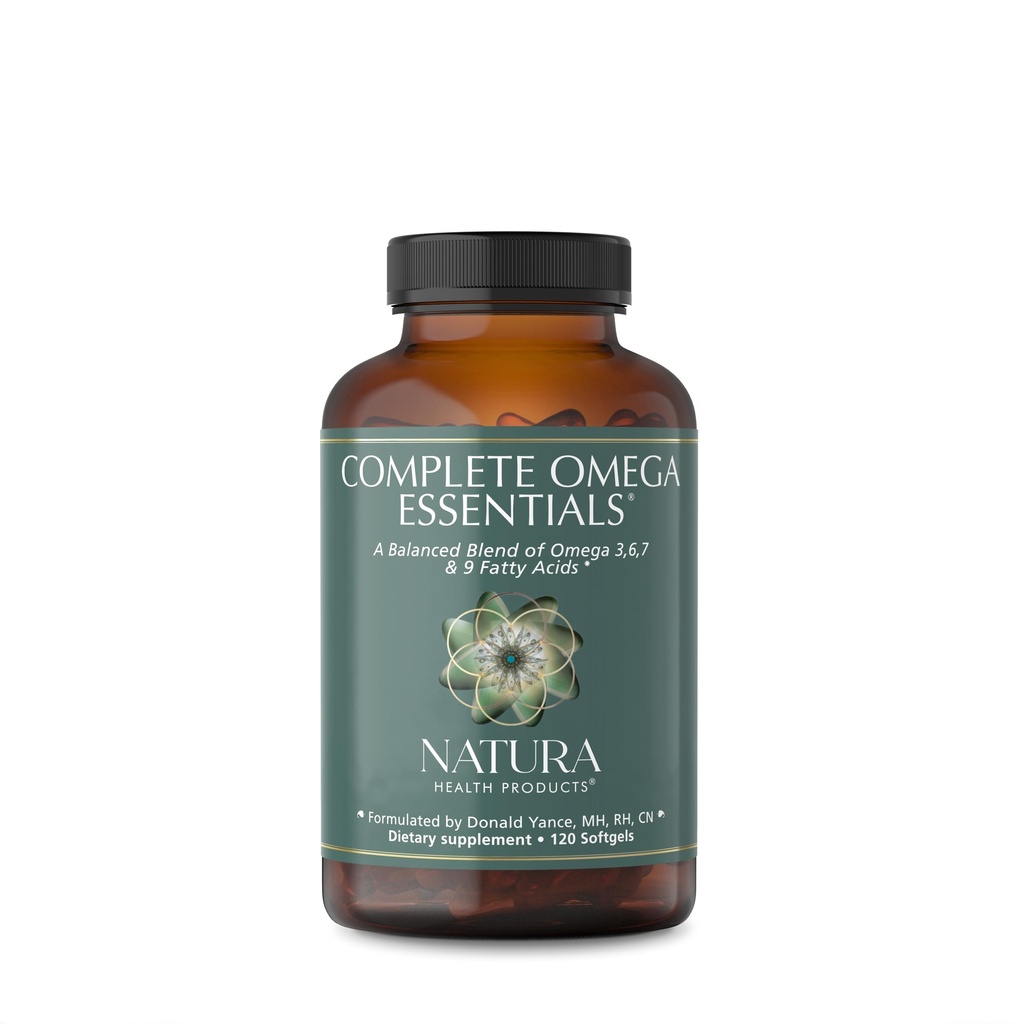 Natura Health Products Tamam Omega Essentials Supplement - Omega 3, 6, 7, & 9 Fatty Asits - Balık Yağı Yoğunluğu, Borage Seed Oil, Sea Buckthorn Berry (120 softgels)