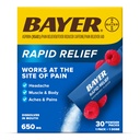 Bayer Hızlı Yardım Toz Paketi aspirin & Caffeine, Preache, Muscle and Body Pain, Raspberry Flavor (Pazarlama değişebilir), 3 x 10 Counting Pain Relief for Headache, Muscle and Body Pain, Raspberry Flavor (Pazarlama değişebilir)