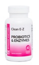 Temiz E-Z Candida - Microflora Gut Balance, Candida Cleanse, Yeast Hücre Duvarları, Probiyotikler ve Digestive Enzymes, Gut Flora Health | 60 Kont