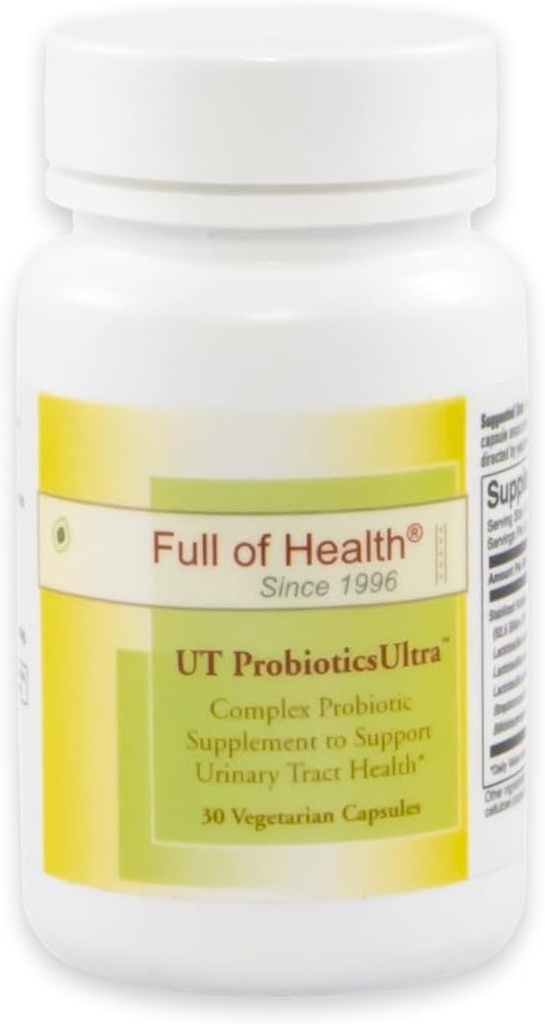 UT ProbiyotiksUltra [30 Vege Capsules] – Ultra-Strength (52.5 Milyar CFU) Probiyotik Kompleks | Urinary Tract Health Support | Quality Non-Dairy Malzemeler