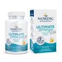 Kuzey Naturals Ultimate Omega Xtra, Lemon Flavor - 60 Soft Gels - 1480 mg Omega-3 + 1000 IU Vitamin D3 - EPA & DHA - Beyin, Kalp, ve Immune Health - 30 Hizmet