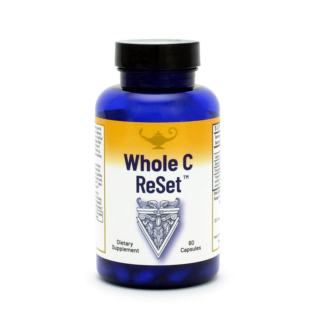 RnA ReSet Whole C reset – Vita-C Meyvesi Biyoflavonoyaklar ve Polyols, Organik Vitamin C Kompleksi, Immune Support (60 Capsules)