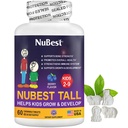 Nu Best Tall Kids - Multivitamins & Minerals for Age 2 to 9 - Bone Strength & Immunity Support - Helps Kids, Toddlers Sağlıklı - Hayvan Şekilleri - 60 Chewable Berry Tabletler | 1 Ay Supply