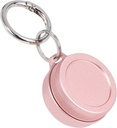 Daily Metal Makeing Case - Portreatif Havuz Pilleç, Kulaklar için Küçük Seyahat Hapı, Ring, Eargasm & Vibes, Compact Mini Purse Pill Box (Pink)