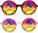 GloFX Kaleidoskop Gözlük | Hafif Kristal EDM Festivali Diffraction | 2 Pack of Rave
