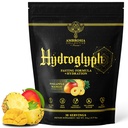 Ambrosia Fasting Electrolytes Powder | EAA Amino Acids, BCAA & HMB | Sugar Free Hydration with Coconut Water | Vegan, Gluten Free | 30 Servings | Pineapple Mango