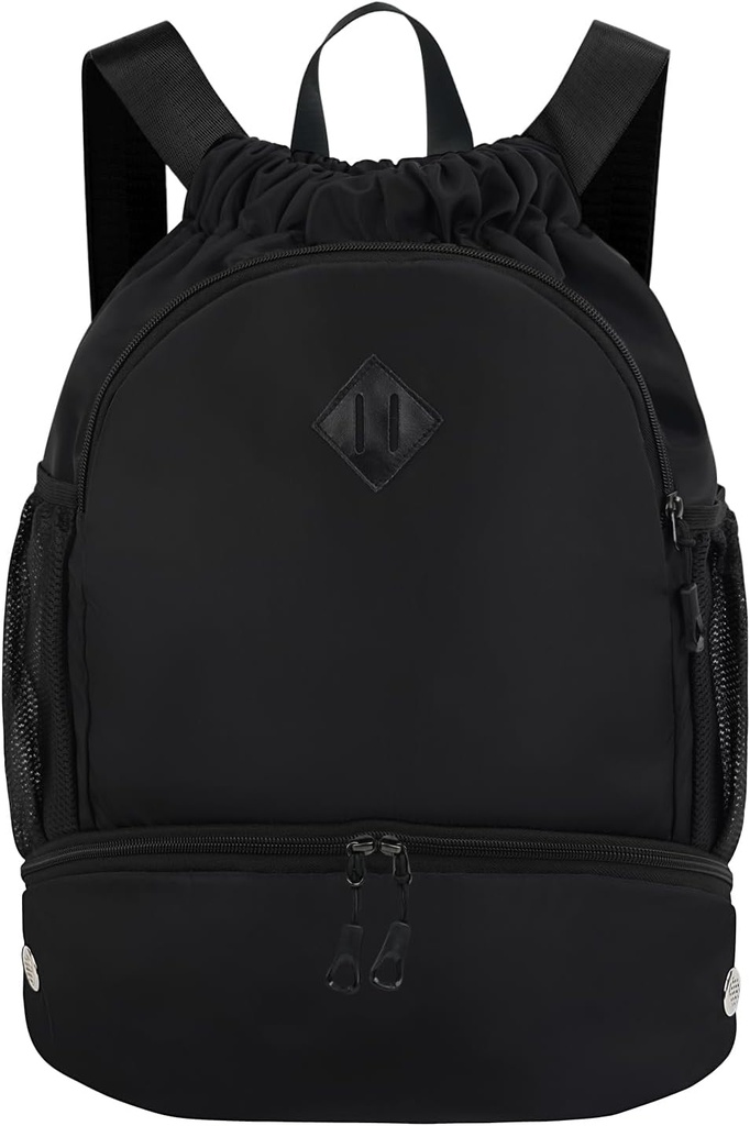 Saç Cinch Mayo Beach Bag, Black (Patent Pending)
