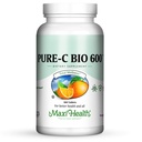 C Kompleks 600 mg Supplement - Önerilen Günlük Dose Vitamin C Tabletleri Lemon Bioflavonoyaklar,dis & Phosphorus – Immune Health Support – Pure-C Bio 600 Non-GMO, VIT C Vegan 180 Tabletler