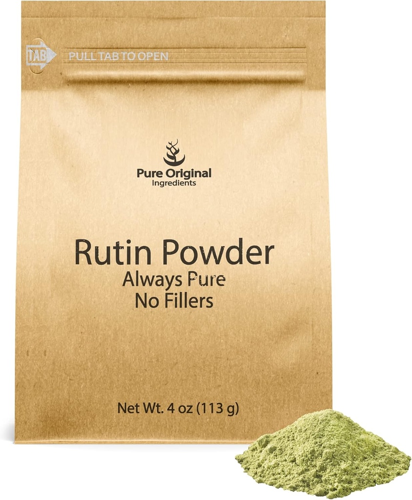 Saf Original Malzemeler Rutin Toz (4 oz), Her Zaman Saf, Hiçbir Katkı veya Ayırma, Lab TY