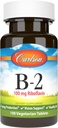 Carlson - B-2, 100 mg Riboflavin, Enerji Üretimi, Vizyon Desteği ve Sağlıklı Cilt, 100 Vejetaryen Tabletler