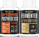 2000 mg Phosphatidic Acid ile 13 mg Spermidine Supplements for Lean Body Mass,Energy & Health Aging, Cell Renewal