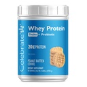 Probiyotiks & Prebiyotiks ile Protein Tozunu Yeniden Oluşturun - 20g Whey Isolate proteini, Yüksek Fiber, Post Bariatrik Cerrahi Hastaları için - PB Cookie (15 Hizmet)