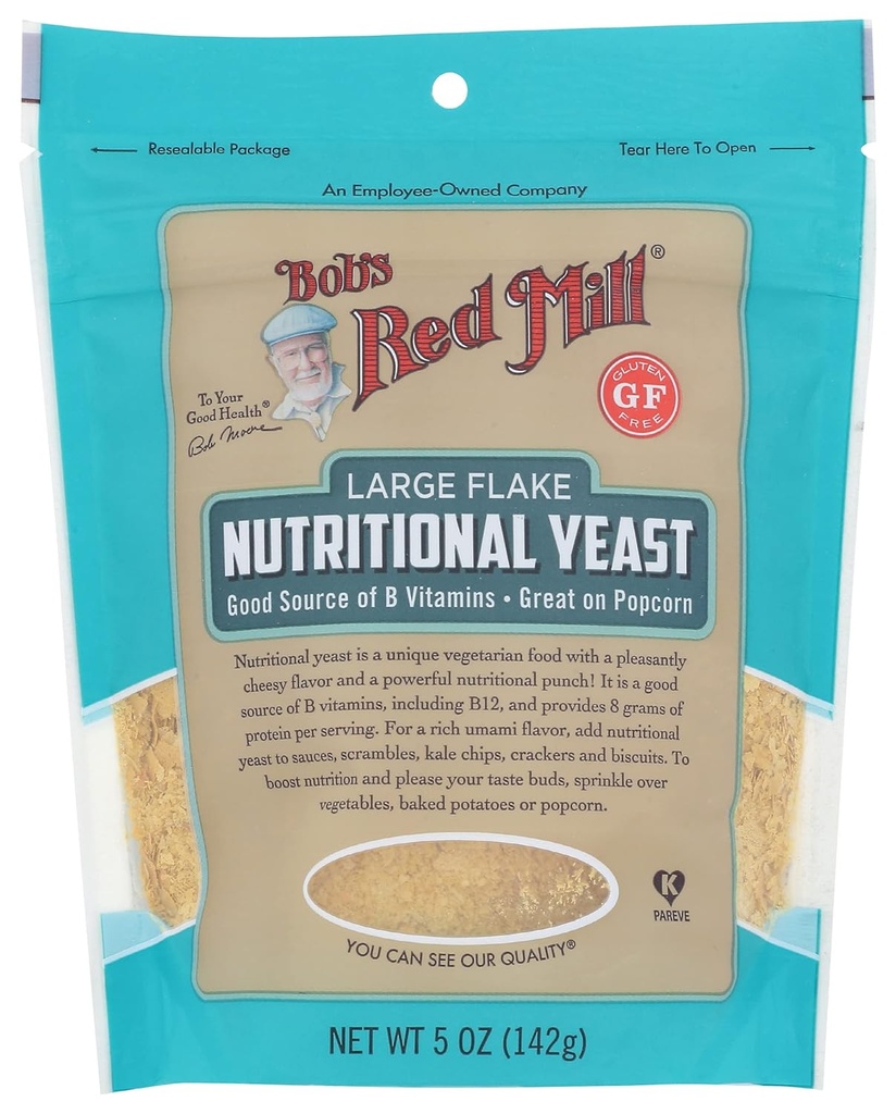 Bob's Red Mill Beslenme Yeast, 5oz (yüzde 5) - Vegan, Paleo Dostu, Kosher