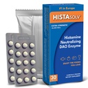 HISTAsolv Ekstra Kuvvet DAO Enzyme Supplement for Histamine Food intolerance - Eases Digestive Discomfort - Patented Tech - Avusturya'da Yapılacak - 30 Pack