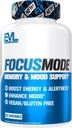 Yetişkinler için Zihinsel Enerji ve Odak Supplement - Nootropics Beyin Desteği Caffeine L Theanine Alfa GPC ve Huperzine A Nutrition Focus Pills for Sustained Peak Performance