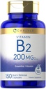 Carlyle Vitamin B-2 | Riboflavin | 200 mg | 150 Kont | Vegetarian, Non-GMO & Gluten Free Essential Supplement