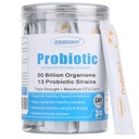 ZEBORA Kadınlar, Erkekler ve Çocuklar için Probiyotikler ve Probiyotikler Toz Digestive ve Immune Gut Health - Sağlıklı-Respiratory-Sistem Gluten Ücretsiz ve GMO, 30 Paketler