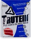 Vücut Beslenme Trutein Yüksek Protein Tozu:% 45 Whey,% 45 Casein,% 10 Egg White, Gluten-Free, Low sodyum, Grass Fed Whey Protein Toz, Gym Supplement & Breakfast Shake, Red Velvet Kek, 34g Örnek