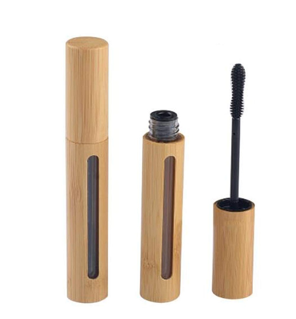 2 Adet 6ML/0.2OZ Refillable Boş Eco-dost Wine Görünüm Mascara Tube with Eyelash Rotor Kozmetik Makyaj Vial Büyüme Petrol Kaplaması DIY Beauty Tools