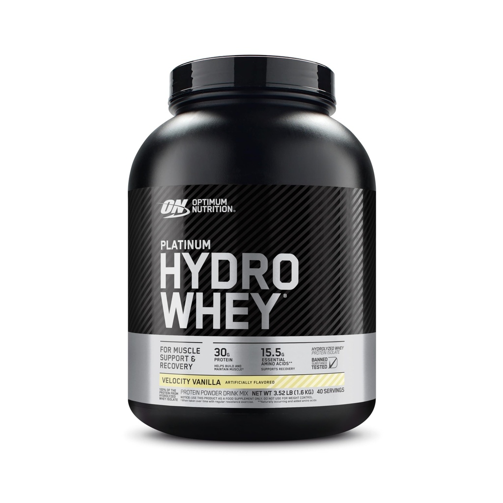 Optimum Platinum Hydrowhey Protein Tozu,% 100 Hydrolyzed Whey Isolate Toz, Flavor: Velocity Vanilla, 3.5 Pounds (Pazar Mayıs Vary)