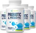 Kadınlar ve Erkekler için probiyotikler, 12 Strains Probiyotik, Organik Prebiyotikler, Gut Immune & Digestive Health, Raf Stable, 240 Capsules