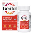 Geritol, Multivitamin Supplement, Contains B-Vitamins, Antioksis, Vitaminler C, E & D ve Iron, 26 Temel Vitaminler ve Mineraller, Gluten-Free, Non-GMO, No Yapay Sweeteners, 100 Tablet