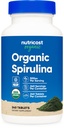 Nutricost Organik Spirulina 500 mg, 240 Tablet - Gluten Free, Non-GMO
